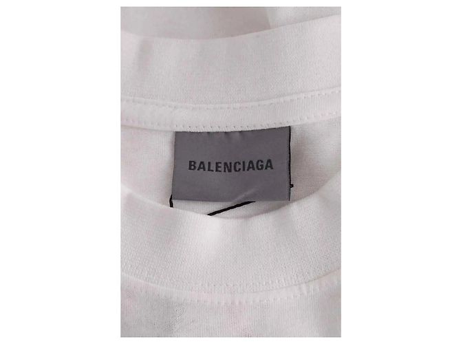 Camiseta Balenciaga blanca de algodón Blanco - vista 5