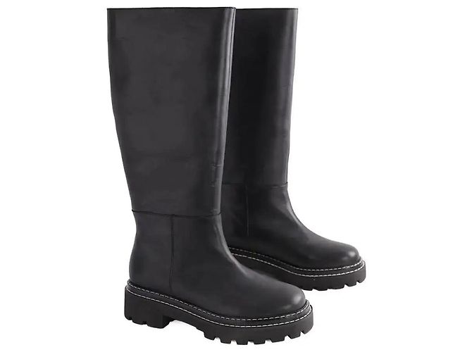 Botas Julia de cuero negras Lk Bennett Negro - vista 3