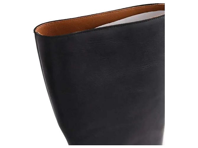 Botas Julia de cuero negras Lk Bennett Negro - vista 4