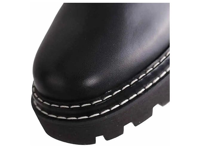 Botas Julia de cuero negras Lk Bennett Negro - vista 5