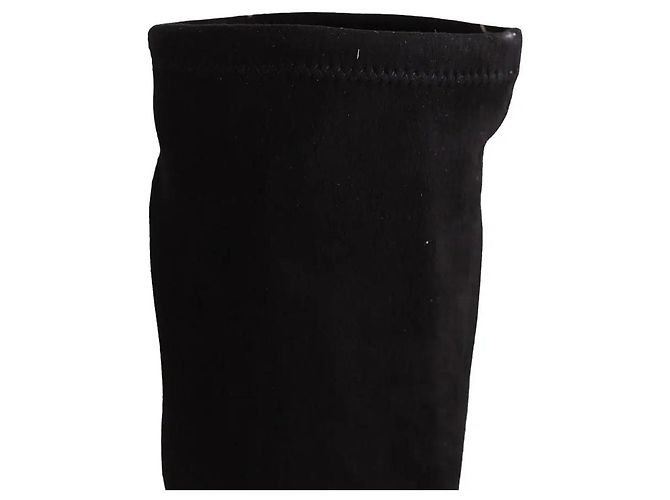 Lk Bennett Eldon black stretch suede boots size 38 - view 4