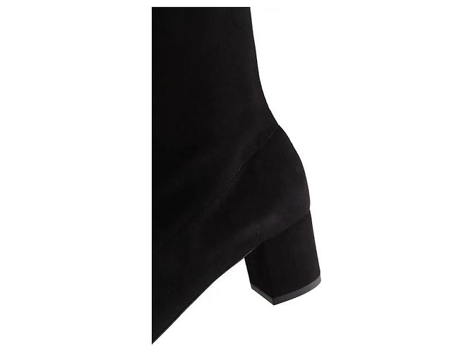Lk Bennett Eldon black stretch suede boots size 41 - view 5