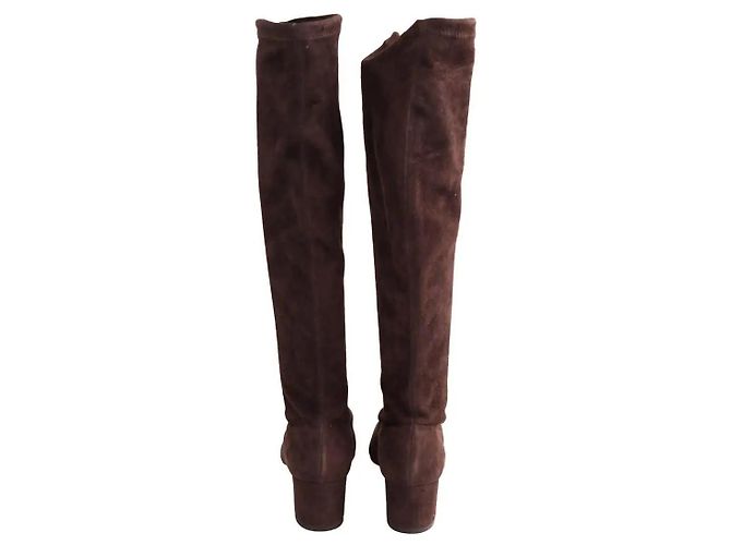 Lk Bennett Eldon brown suede boots size 38 - view 2