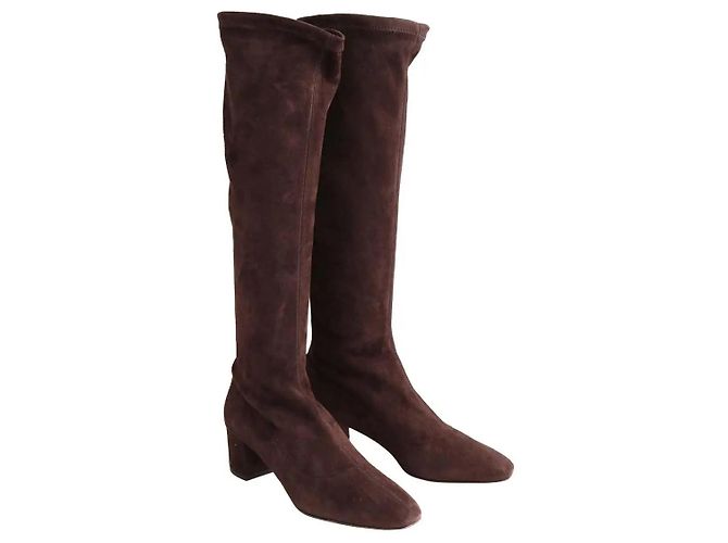 Lk Bennett Eldon brown suede boots size 38 - view 3