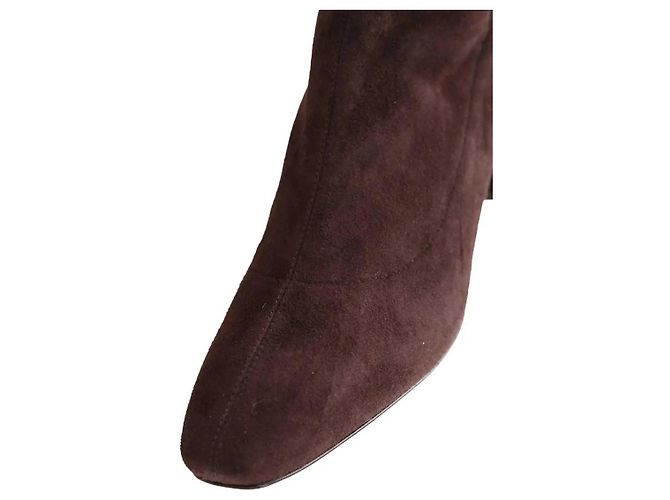 Lk Bennett Eldon brown suede boots size 38 - view 4