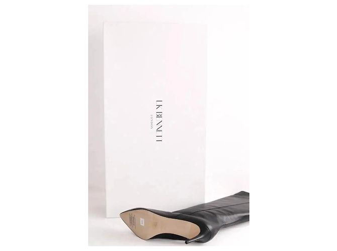 Botas Astrid de cuero negro Lk Bennett - vista 6