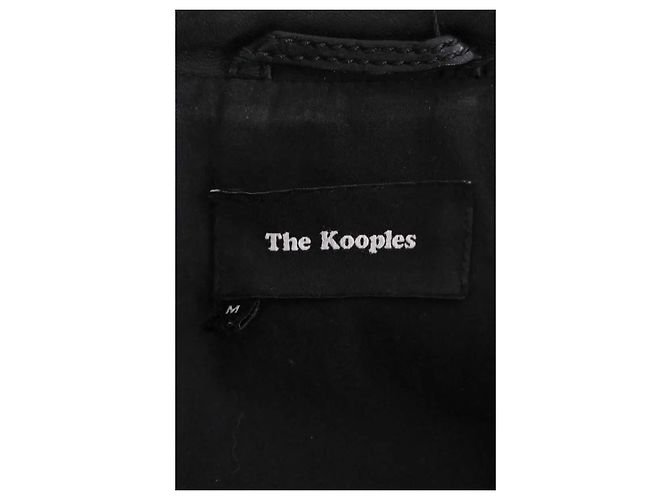 The Kooples Schwarze Lederjacke M - Ansicht 5