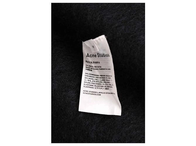 Acne Studios Black Wool Cardigan M - view 6