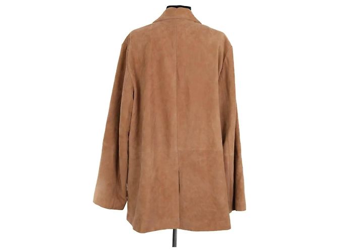 Cappotto in pelle Marina Rinaldi Camel Cammello - vista 4