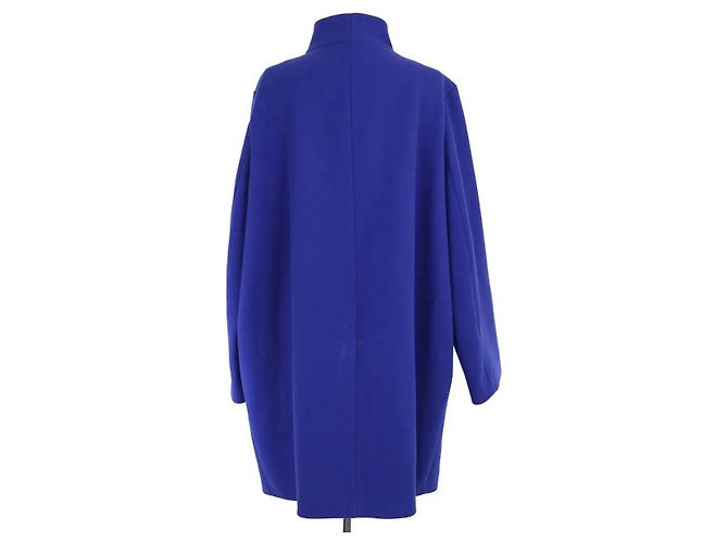 Cappotto in lana blu Marina Rinaldi - vista 4