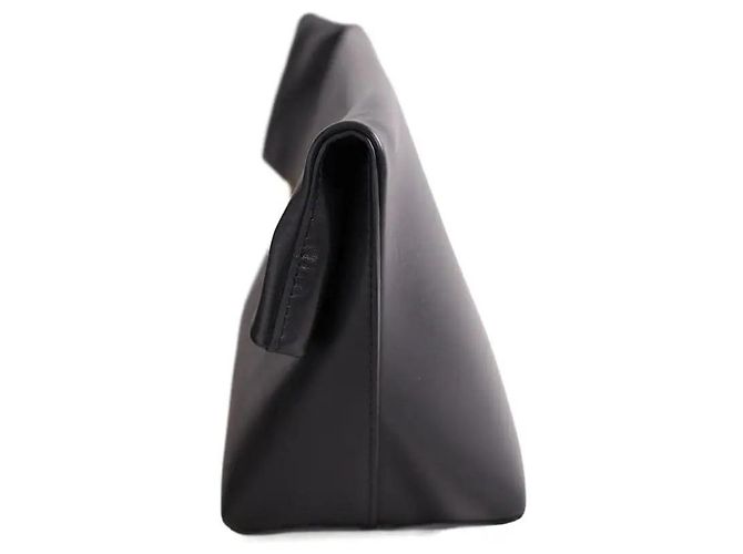 Autre Marque Kassandre Eileen Clutch aus Leder schwarz - Ansicht 3