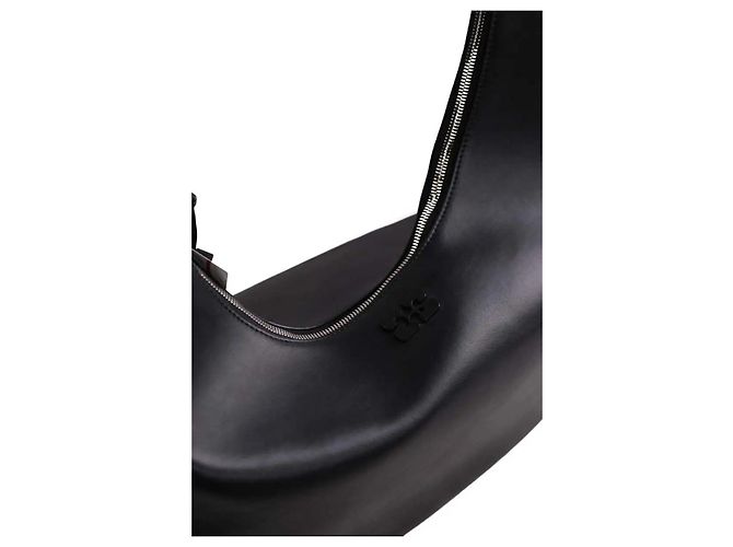 Borsa da viaggio Ganni XXL HOBO nera Nero - vista 2