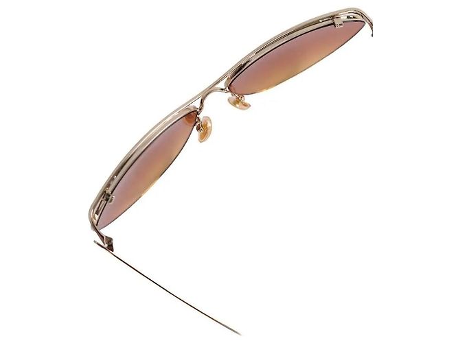 Chloé Sonnenbrille aus Metall braun - Ansicht 2