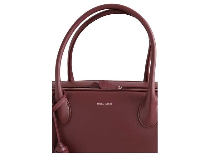 Magda Butrym Borsa a tracolla bordeaux Bordò - vista 2