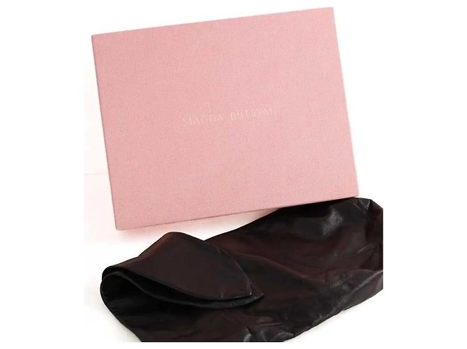 Cappello in pelle nero Magda Butrym - vista 5