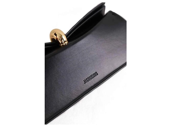 Pochette Valérie Jacquemus in pelle nera Nero - vista 2