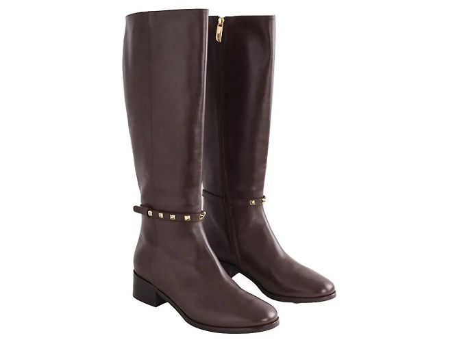 Botas de pele castanhas Lk Bennett Marrom - vista 3