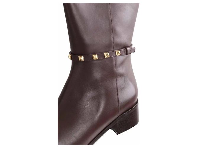 Botas de pele castanhas Lk Bennett Marrom - vista 5