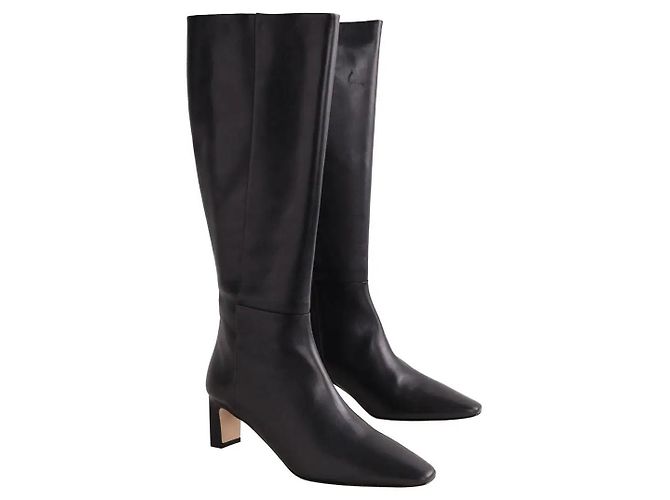 Botas Margarite de cuero negras Lk Bennett Negro - vista 3