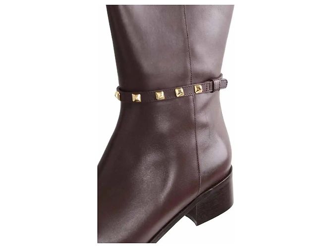 Botas Stevie de cuero marrones Lk Bennett talla 41 Castaño - vista 5