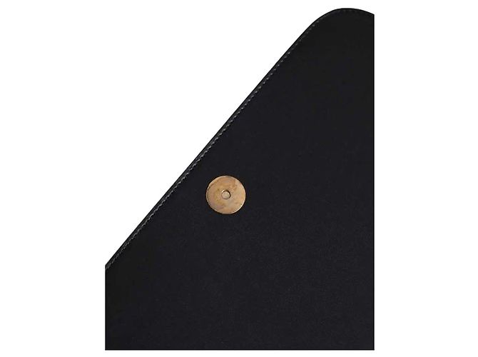 Céline Schultertasche aus schwarzem Leder - Ansicht 5