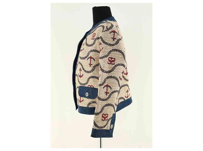 Sandro Beige Cotton Jacket - view 3
