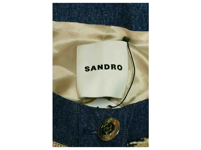 Sandro Beige Cotton Jacket - view 5