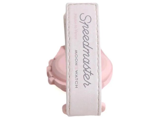 Autre Marque Swatch x Omega Uhr rosa Pink - Ansicht 5