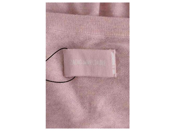 Zadig & Voltaire Rosa Kaschmir Pullover S Pink - Ansicht 5