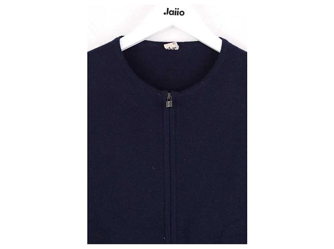 Hermès Cardigan aus Kaschmir in Blau XS - Ansicht 2