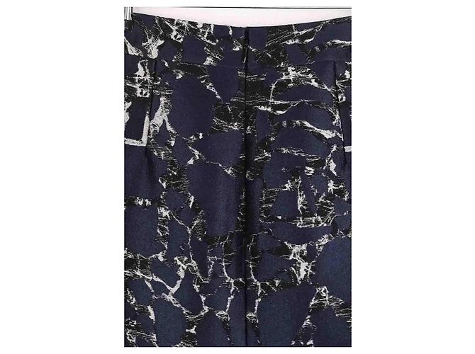 Falda Balenciaga de algodón azul marino - vista 4