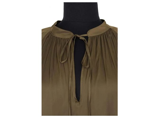 Vestido Zadig & Voltaire caqui L - vista 2
