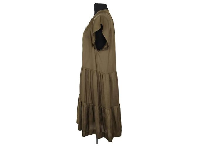 Vestido Zadig & Voltaire caqui L - vista 3