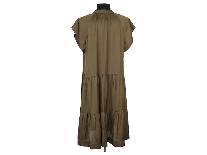 Vestido Zadig & Voltaire caqui L - vista 4