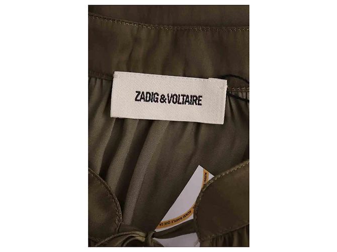 Vestido Zadig & Voltaire caqui L - vista 5
