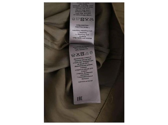 Vestido Zadig & Voltaire caqui L - vista 6