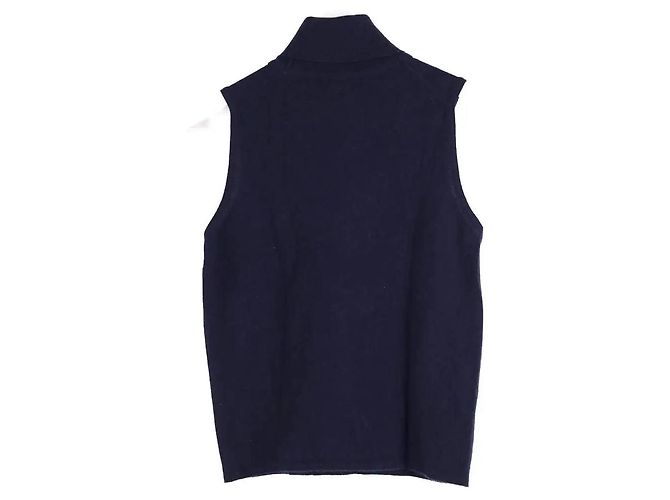 Hermès Kaschmir Top Blau XS - Ansicht 3