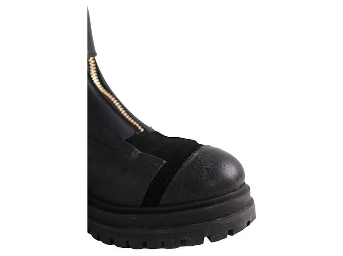 Stivaletti Heimstone in pelle nera Nero - vista 4