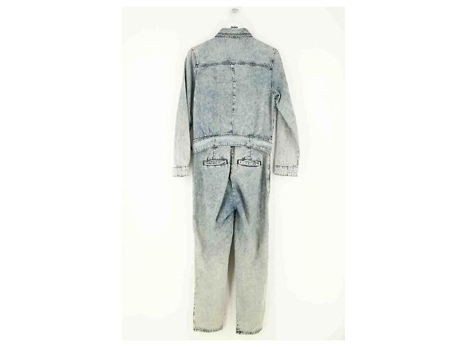 Mono Claudie Pierlot de algodón azul - vista 4