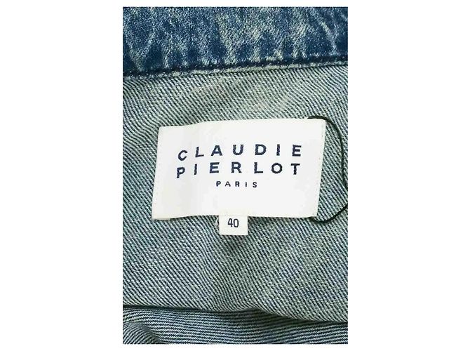 Mono Claudie Pierlot de algodón azul - vista 6
