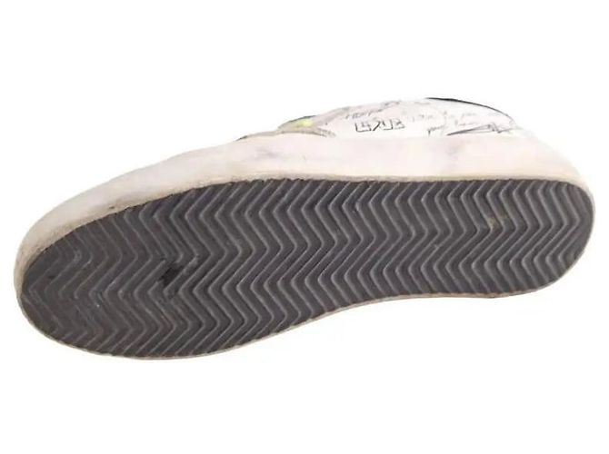 Golden Goose Baskets Graffiti blanches - vue 6
