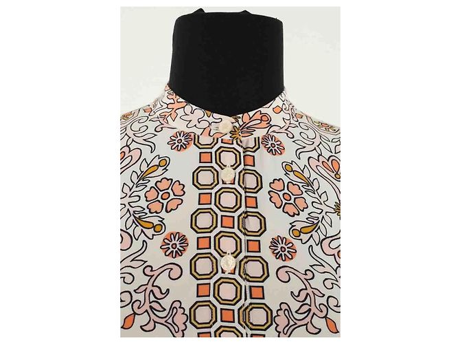 Tory Burch Seidenkleid Ecru Roh - Ansicht 2