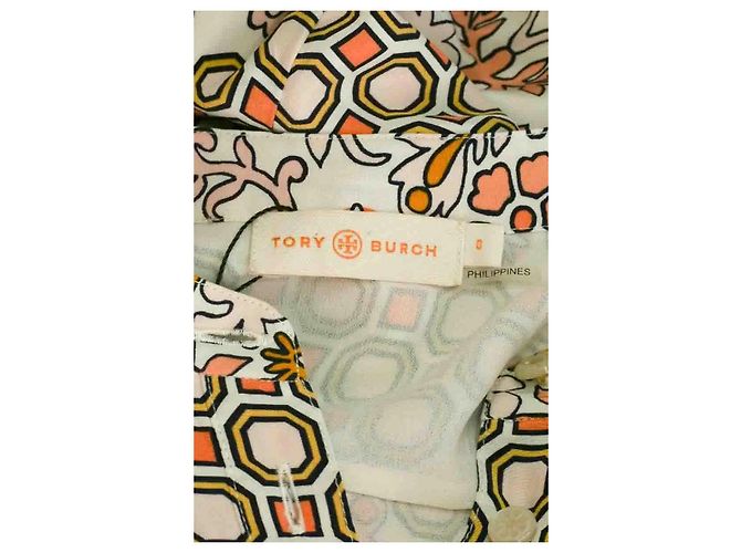 Tory Burch Seidenkleid Ecru Roh - Ansicht 5