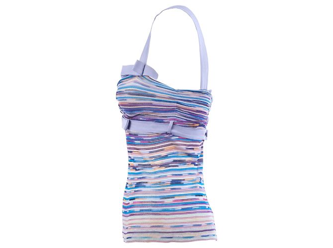 Missoni Strick-Camisole-Top mit Schleifendetails Lila - Ansicht 2