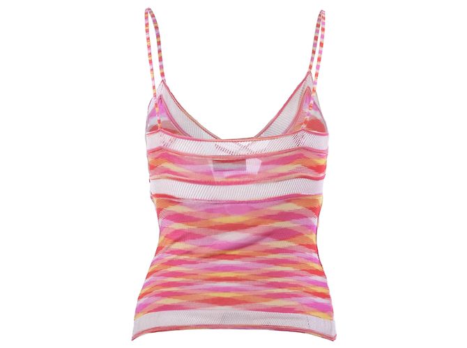 Top camisola de punto space-dye rosa Missoni - vista 3