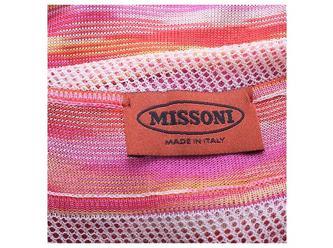 Top camisola de punto space-dye rosa Missoni - vista 4