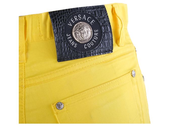 Jeans Versace Jeans Couture Vintage Yellow Medusa Giallo - vista 4