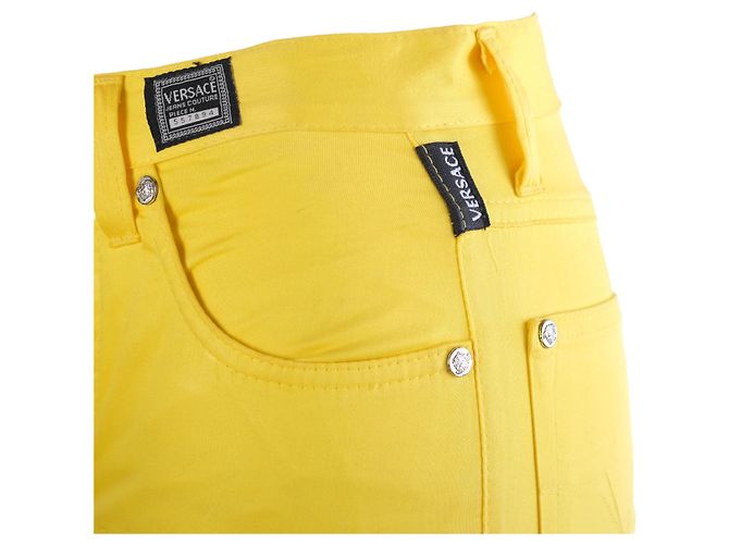 Jeans Versace Jeans Couture Vintage Yellow Medusa Giallo - vista 5