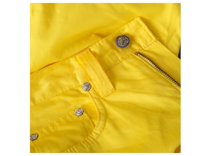 Jeans Versace Jeans Couture Vintage Yellow Medusa Giallo - vista 8
