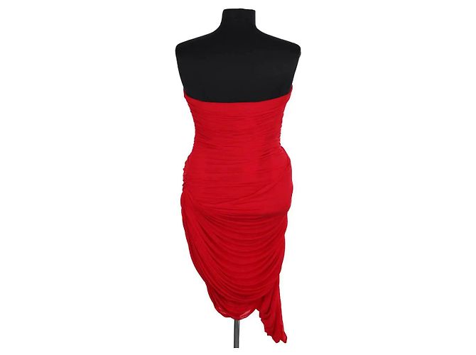 Vestido rojo Magda Butrym Roja - vista 4